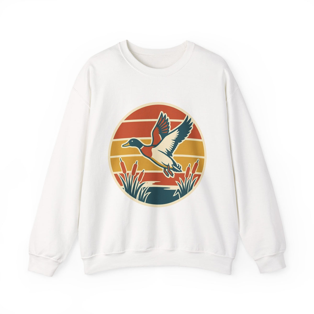 Duck Sunset Crewneck Sweatshirt