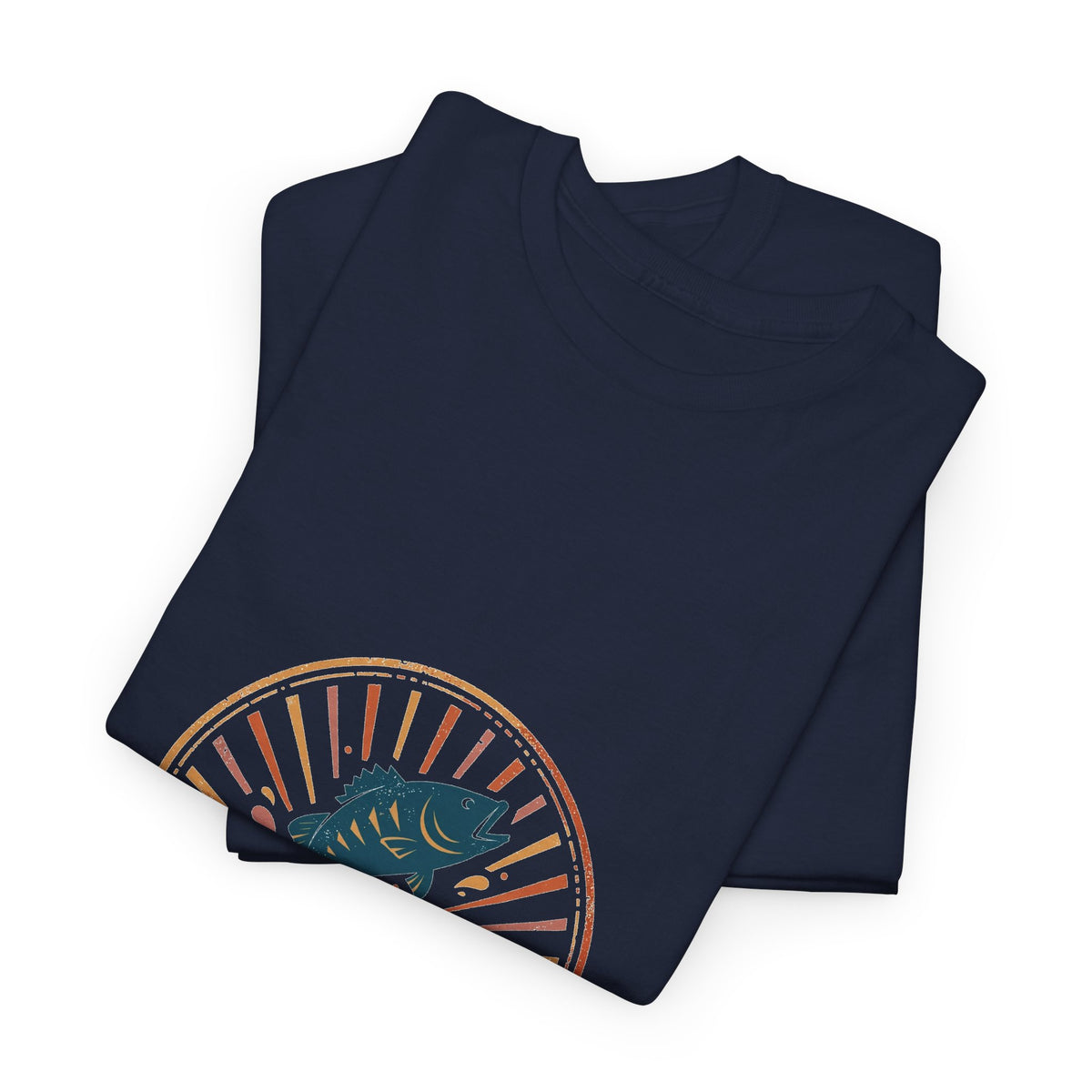 Sunset Bass Tee — Vintage Outdoor Badge