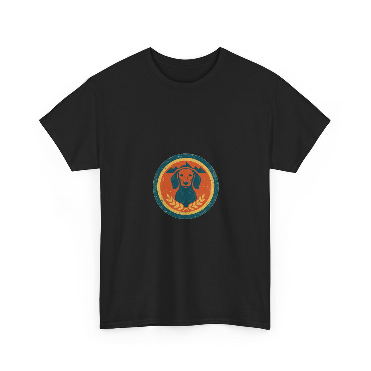 Long Dog Lodge Tee — Vintage Dachshund Badge
