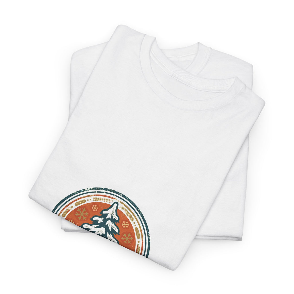 Yuletide Glow Tee — Vintage Christmas Badge
