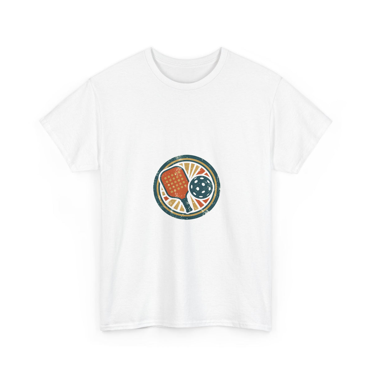 Dink Responsibly Tee — Vintage Pickleball Badge