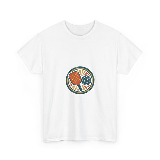 Dink Responsibly Tee — Vintage Pickleball Badge