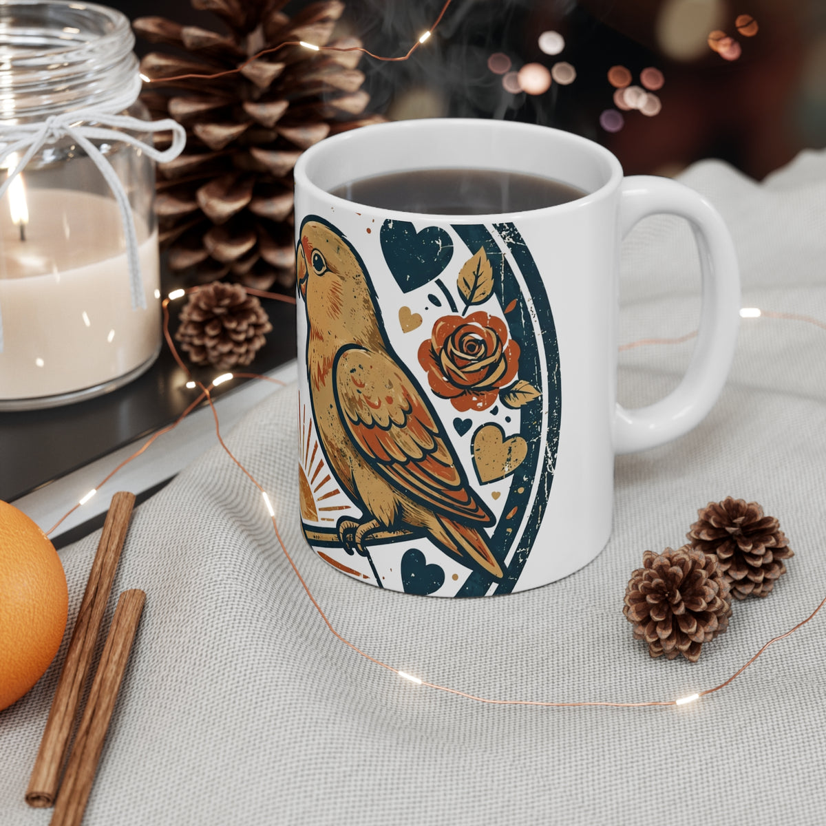 Sweetheart Mug — Vintage Valentine Badge