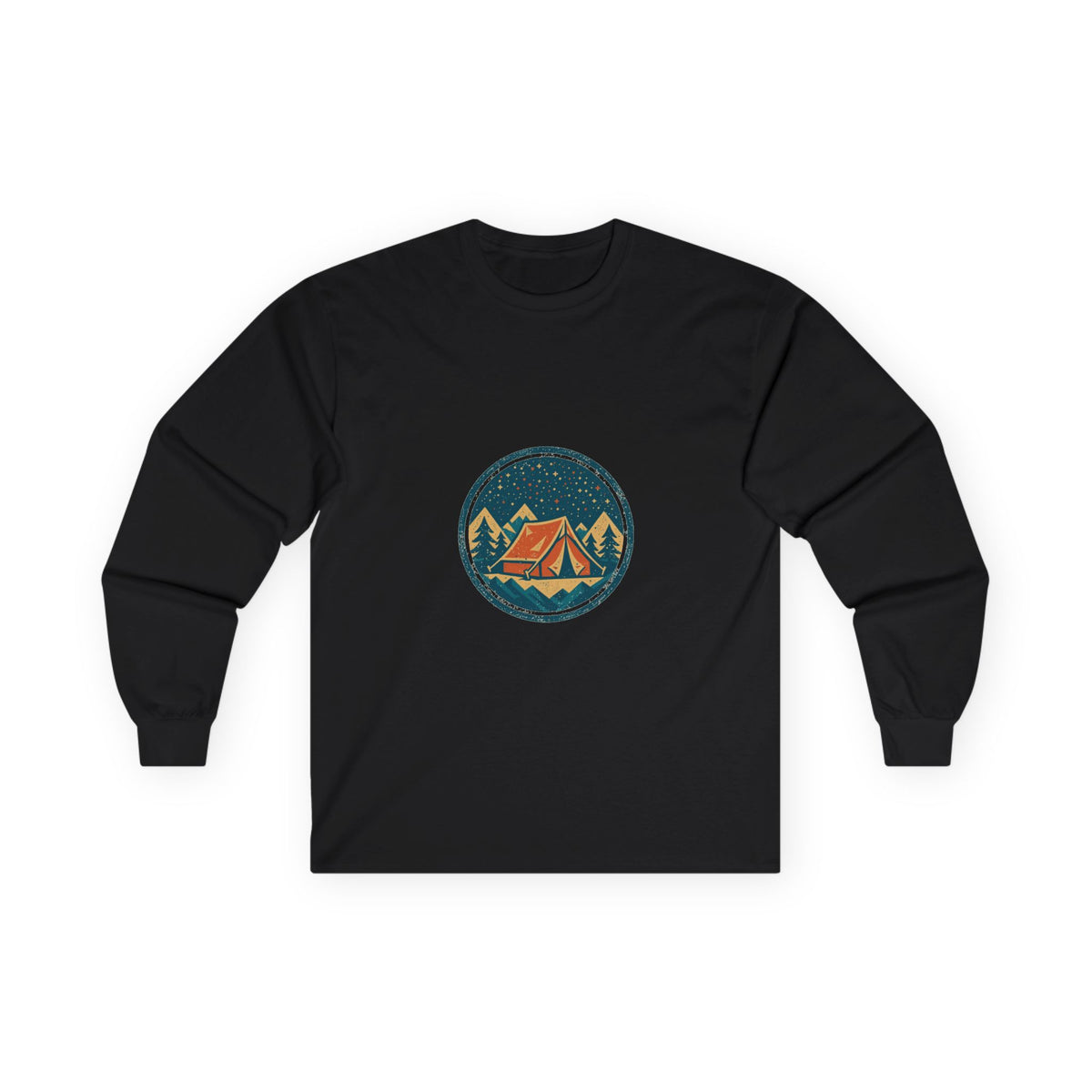 Campfire Tales Long Sleeve — Vintage Camping Badge