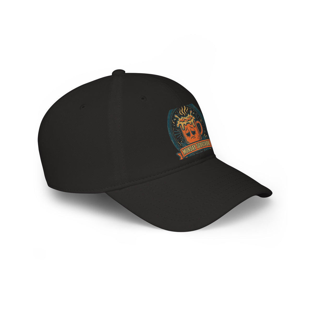 Monday Survivor Cap — Funny Office Badge