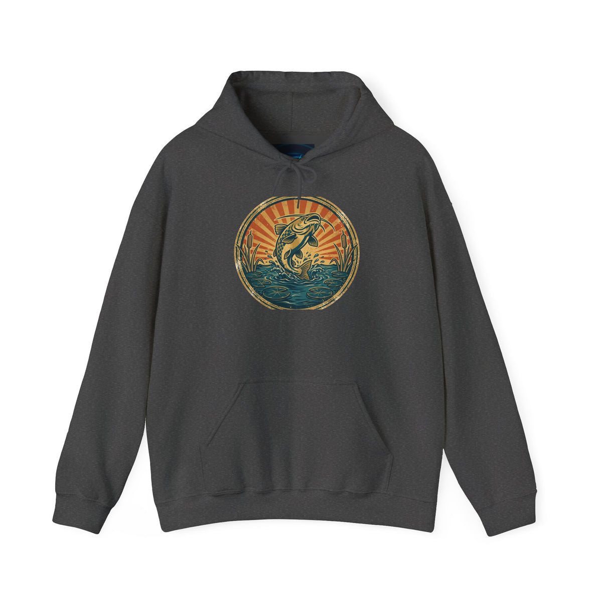 Whiskerfish Hoodie — Vintage Catfish Badge