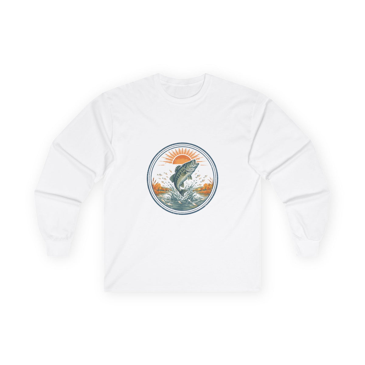 Fall Bass Frenzy Long Sleeve Tee — Vintage Outdoor Badge