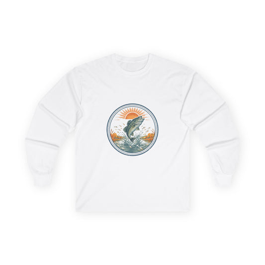 Fall Bass Frenzy Long Sleeve Tee — Vintage Outdoor Badge