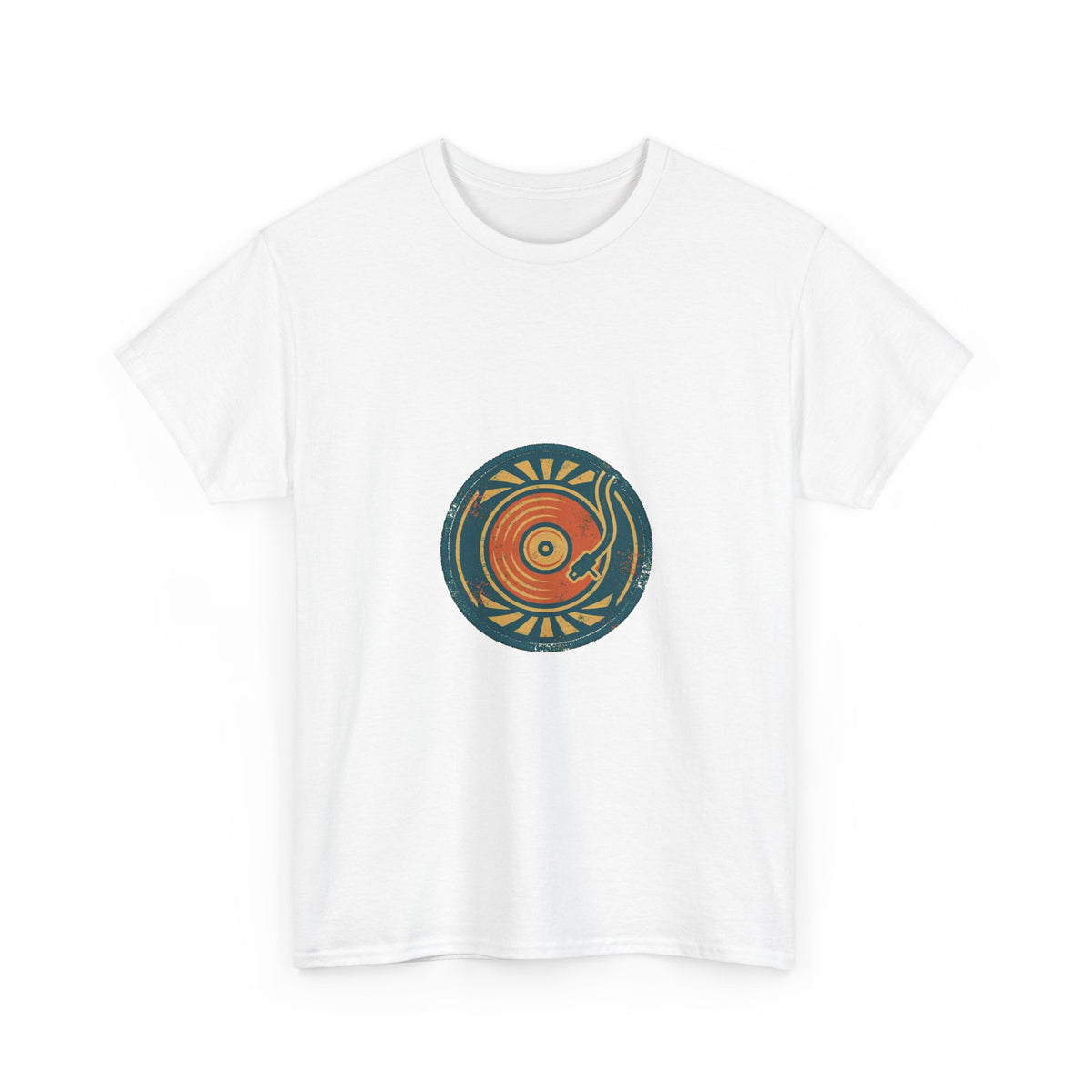 Spun Gold Tee — Vintage Vinyl Badge