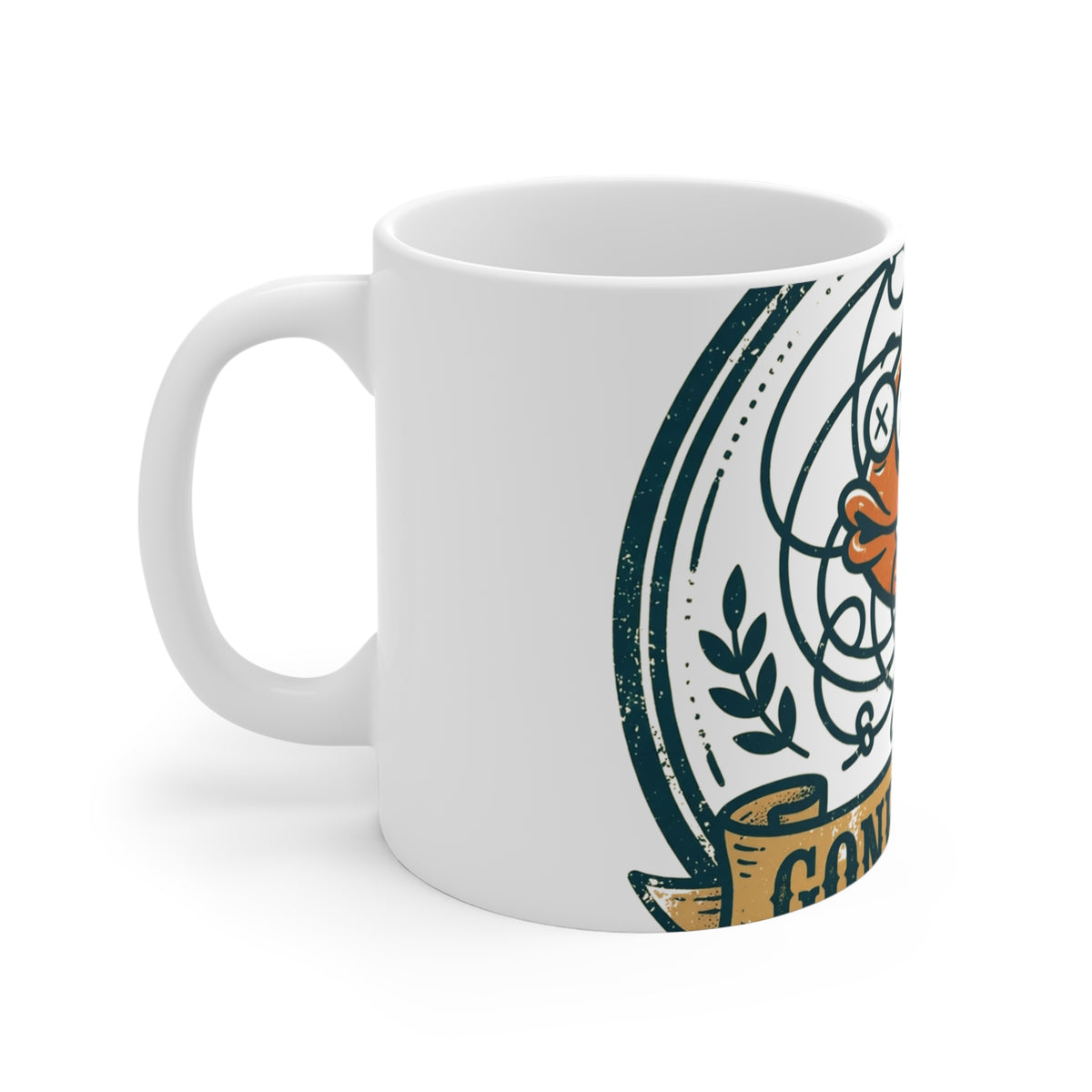 Gone Fishin' Mug — Funny Angler Badge
