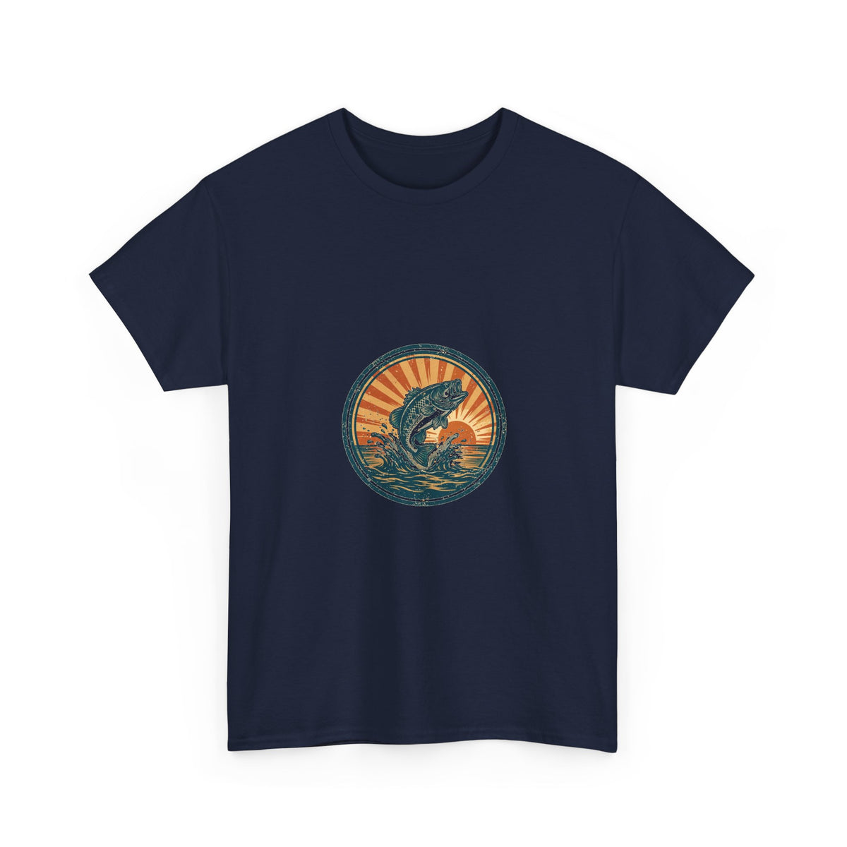 Largemouth Legacy Tee — Vintage Bass Fishing Badge
