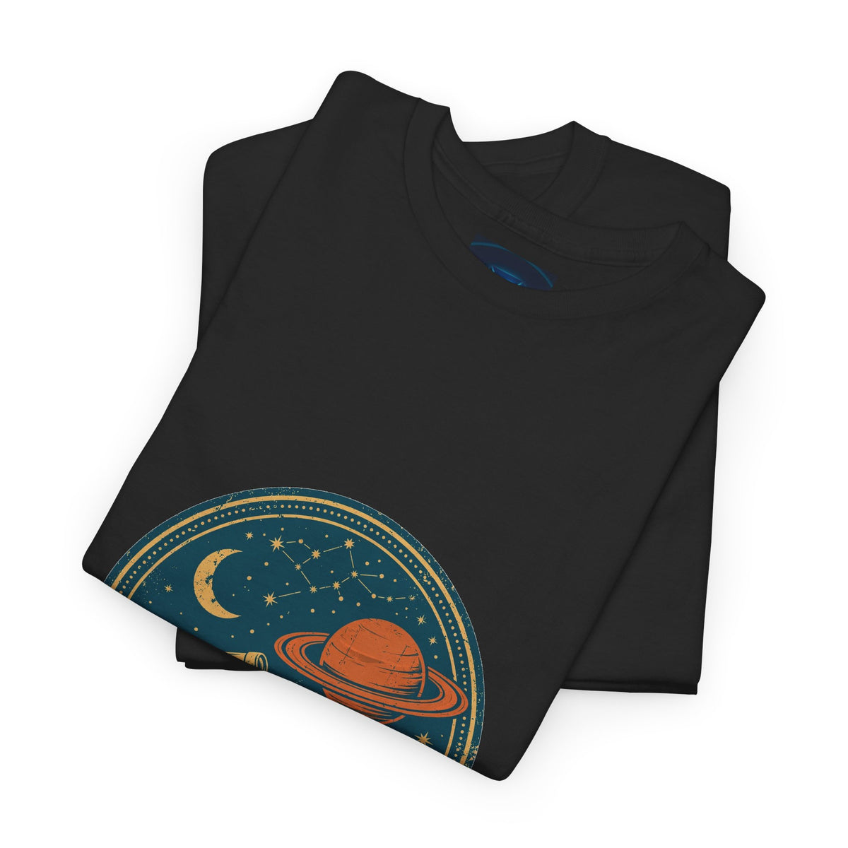 Night Sky Watcher Tee — Vintage Stargazing Badge