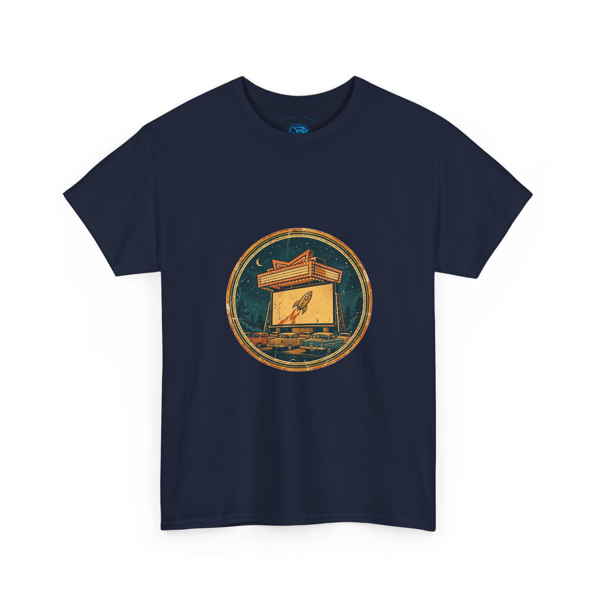 Starlight Cinema Tee — Vintage Drive-In Badge