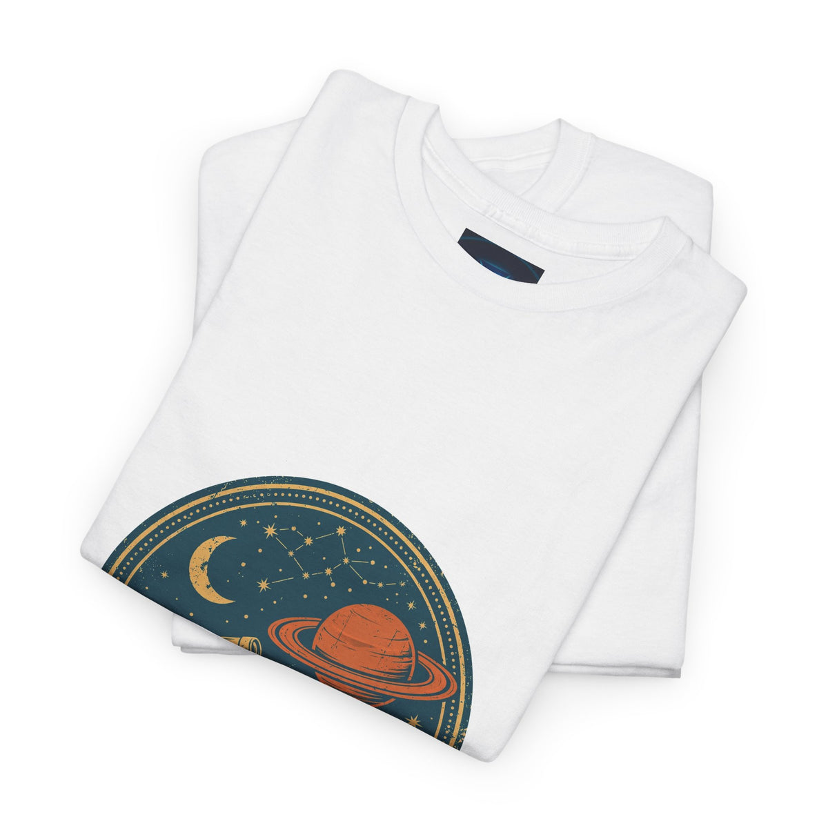Night Sky Watcher Tee — Vintage Stargazing Badge