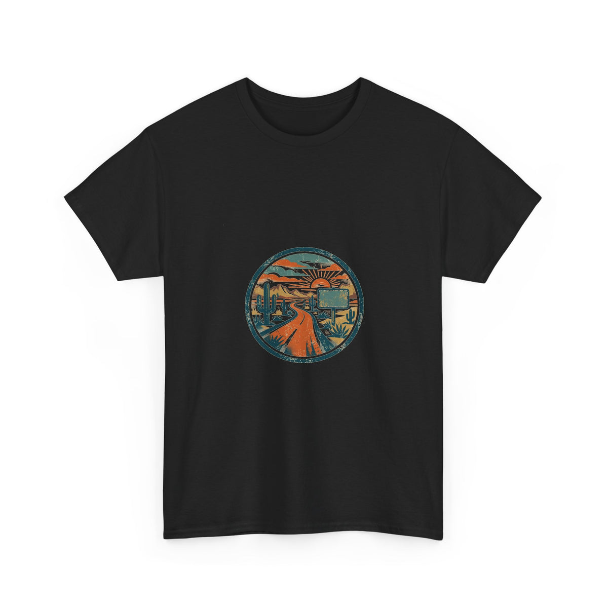 Route 66 Wanderer Tee — Vintage Highway Badge