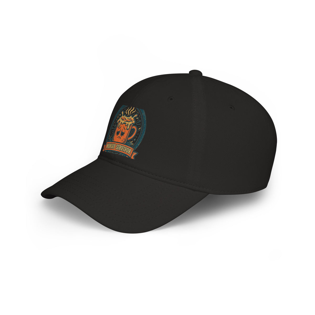 Monday Survivor Cap — Funny Office Badge