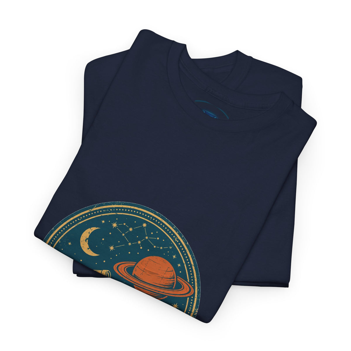 Night Sky Watcher Tee — Vintage Stargazing Badge