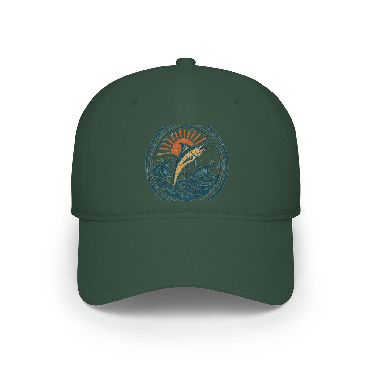 Saltwater Drifter Cap — Vintage Offshore Badge