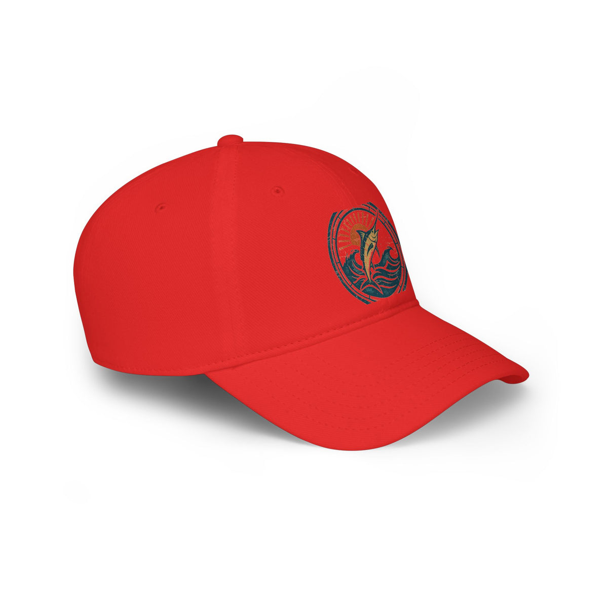 Saltwater Drifter Cap — Vintage Offshore Badge