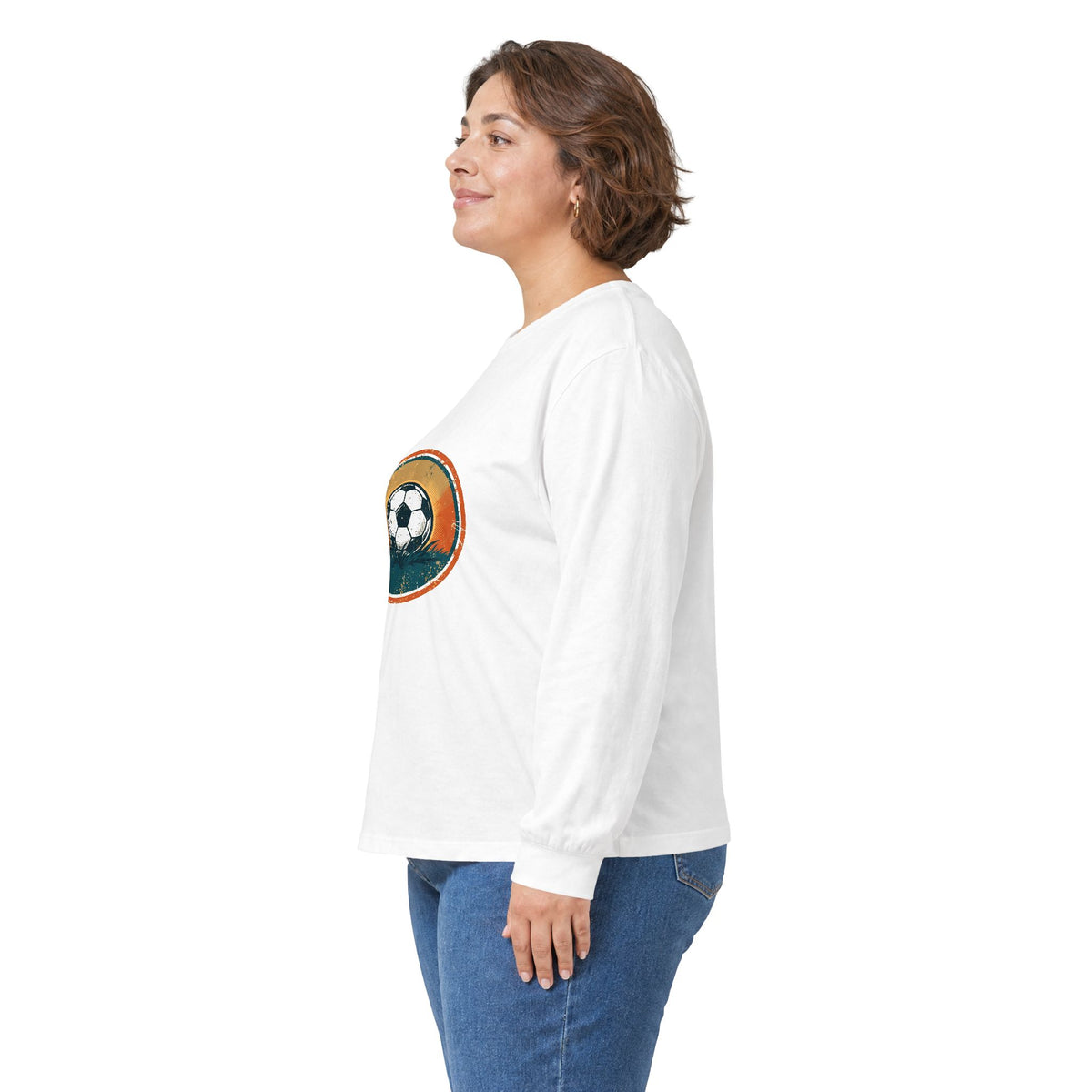 Pitch & Pride Long Sleeve — Vintage Soccer Badge