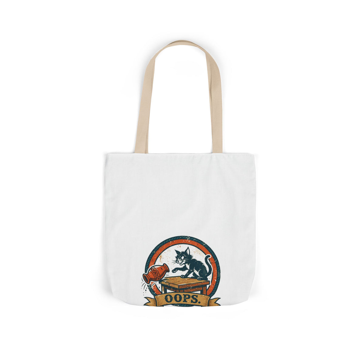 Oops. Pet Hair Tote — Funny Pet Badge
