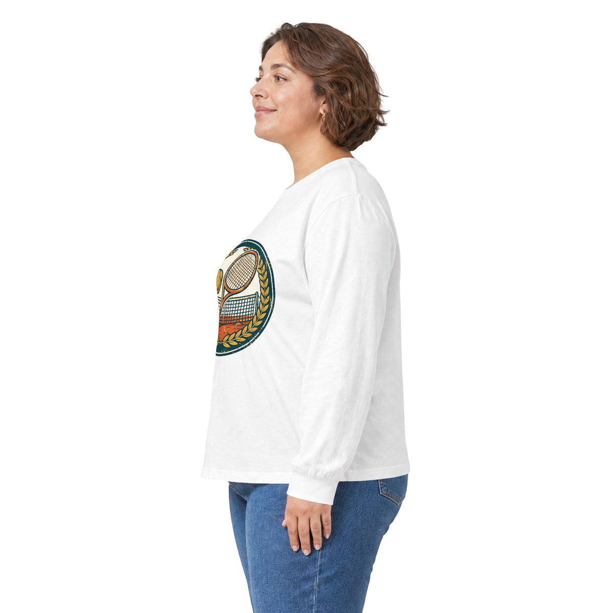 Court Classic Long Sleeve — Vintage Tennis Badge