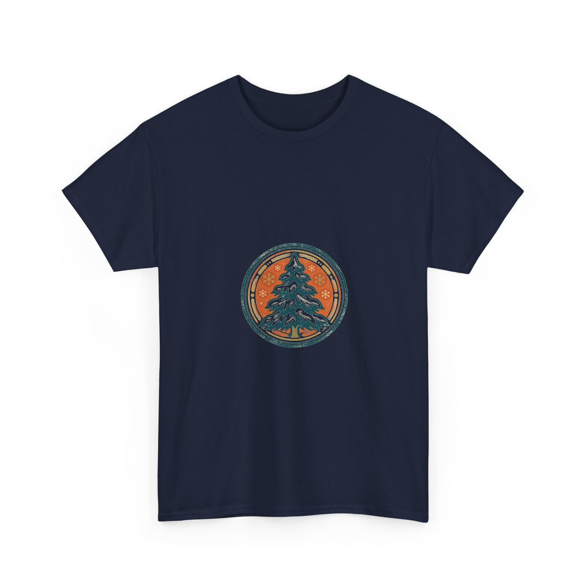 Yuletide Glow Tee — Vintage Christmas Badge