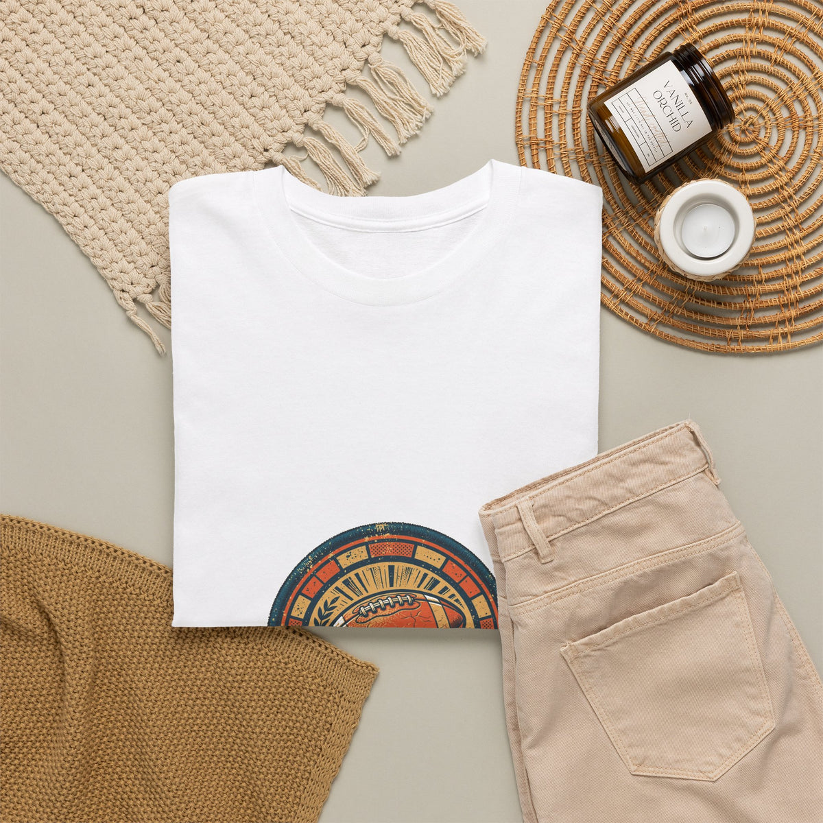 Gridiron Glory Tee — Vintage Football Badge