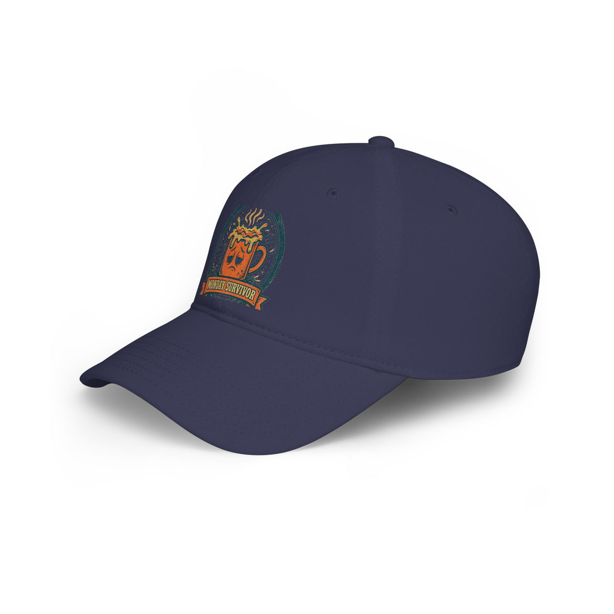 Monday Survivor Cap — Funny Office Badge