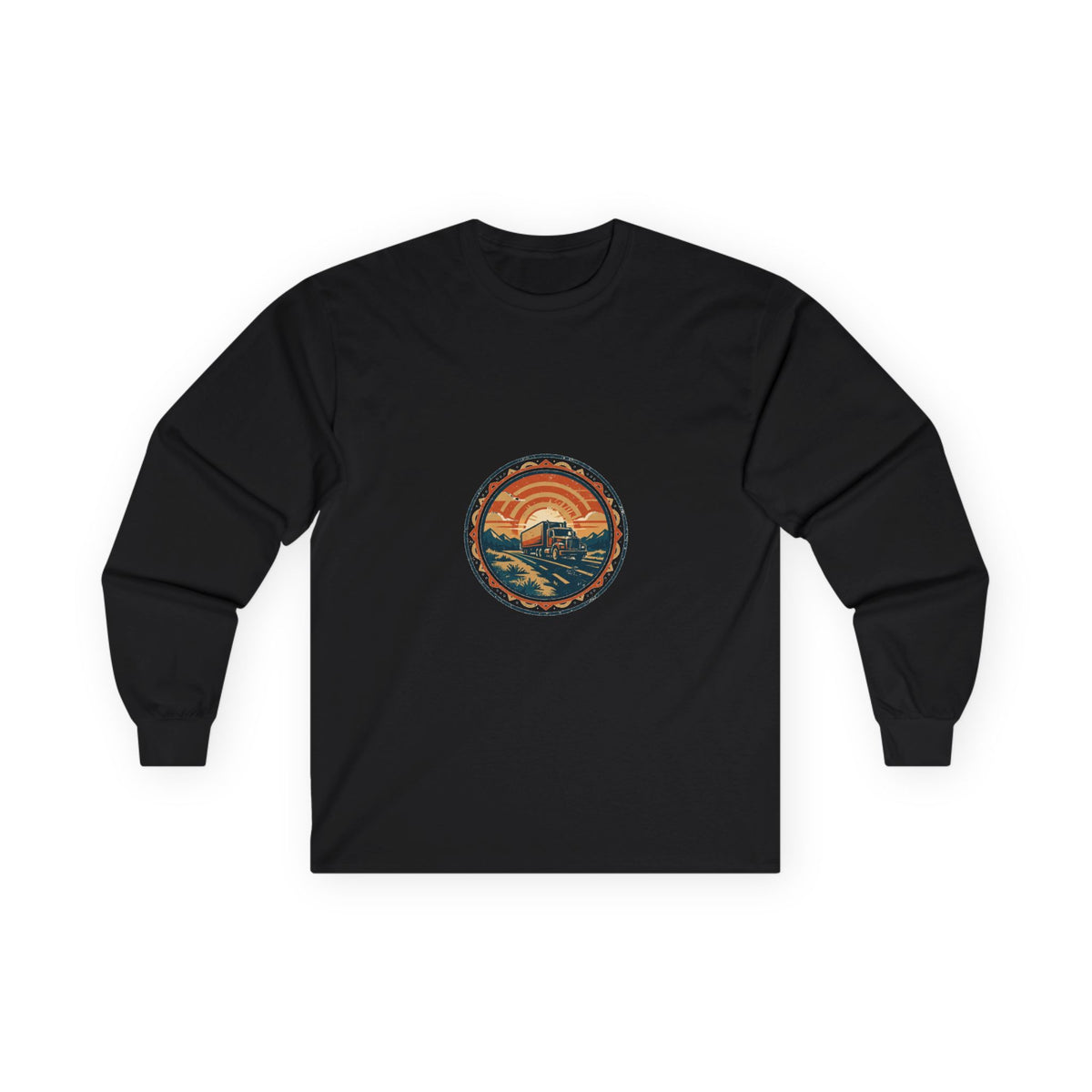 Long Haul Long Sleeve — Vintage Trucker Badge