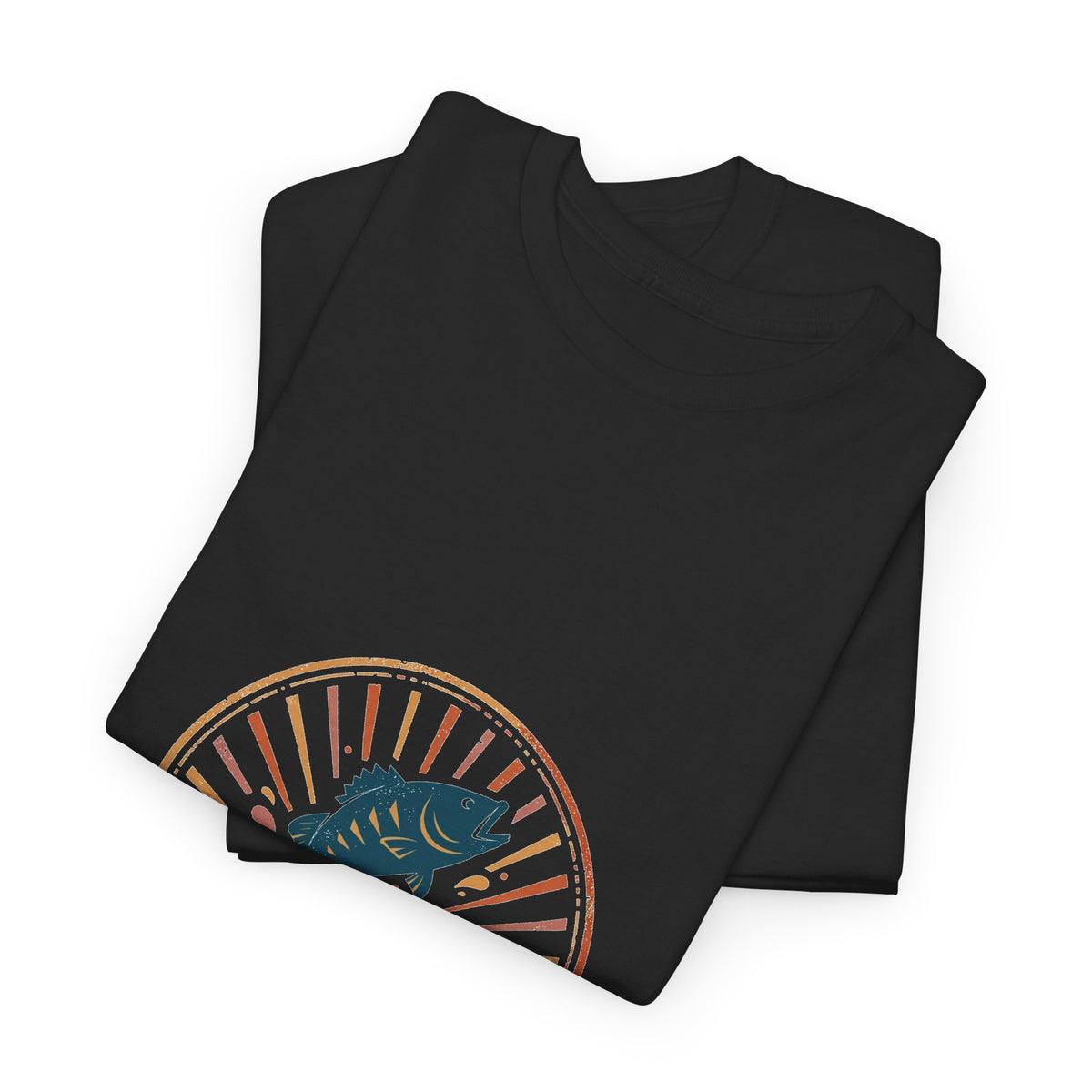 Sunset Bass Tee — Vintage Outdoor Badge