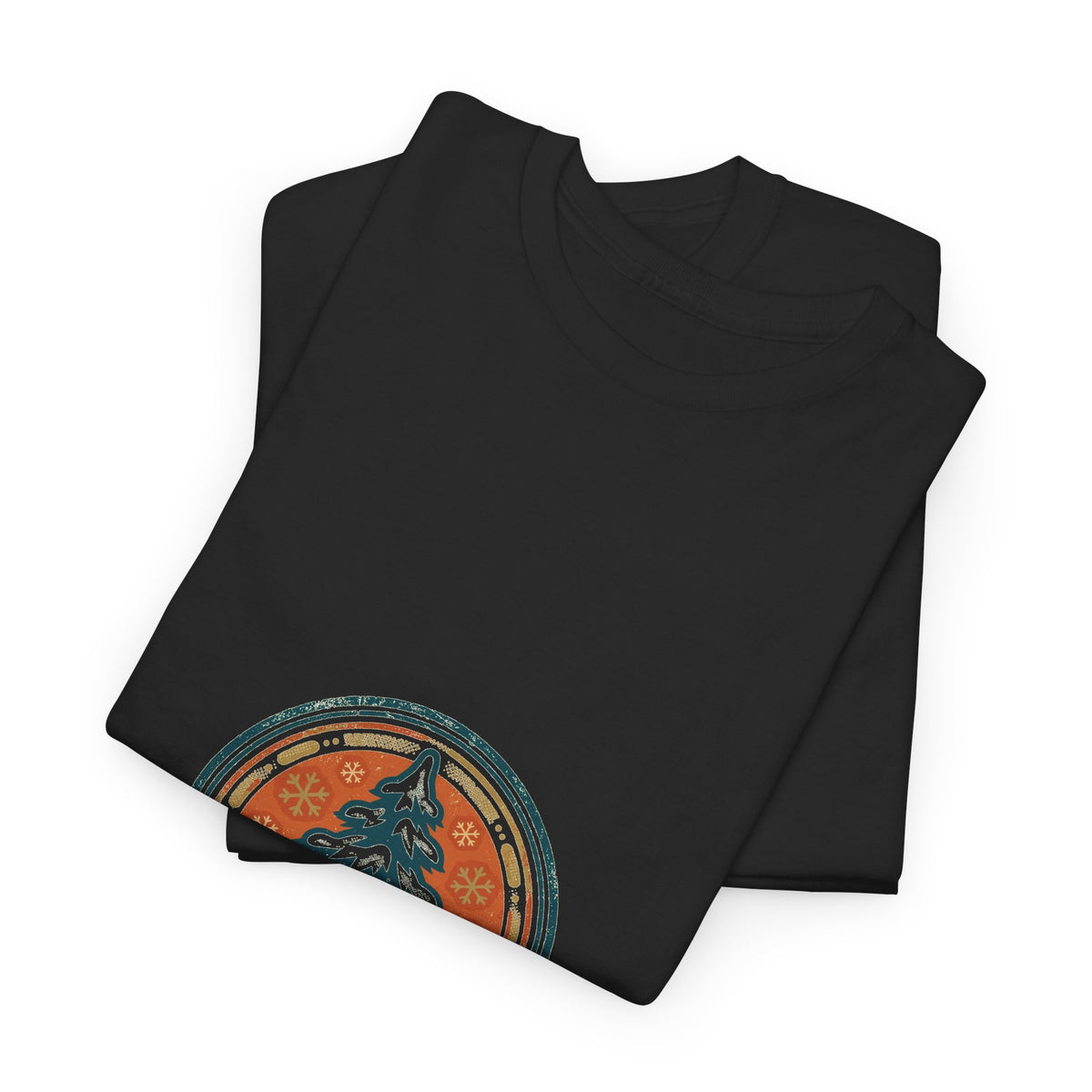 Yuletide Glow Tee — Vintage Christmas Badge
