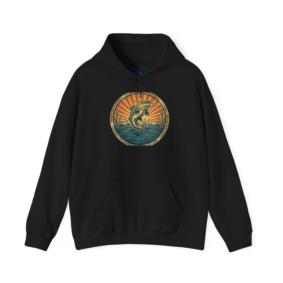 Whiskerfish Hoodie — Vintage Catfish Badge