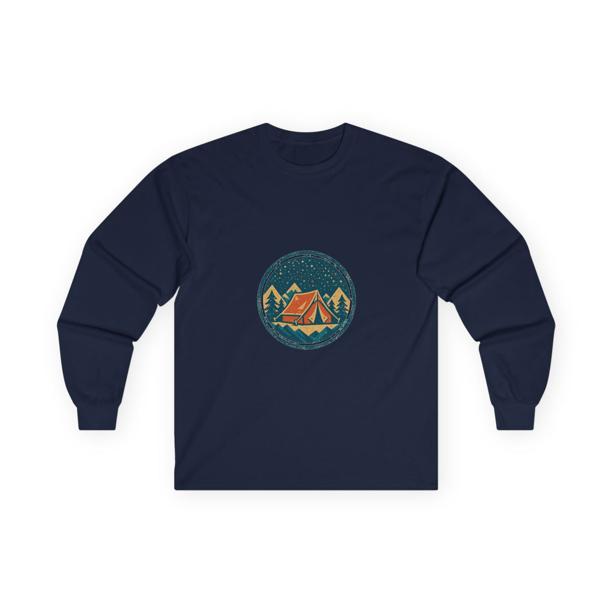 Campfire Tales Long Sleeve — Vintage Camping Badge