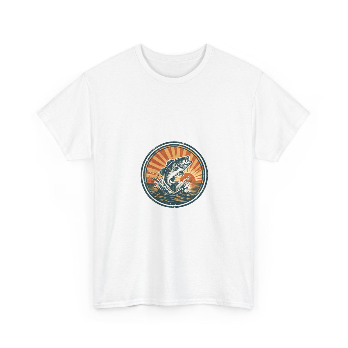 Largemouth Legacy Tee — Vintage Bass Fishing Badge