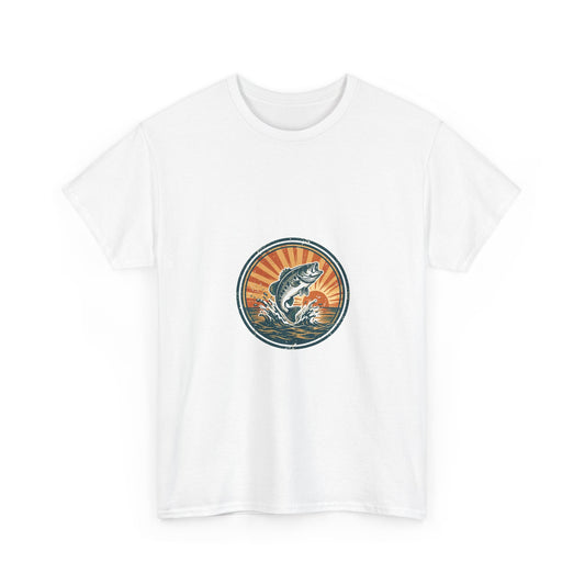 Largemouth Legacy Tee — Vintage Bass Fishing Badge