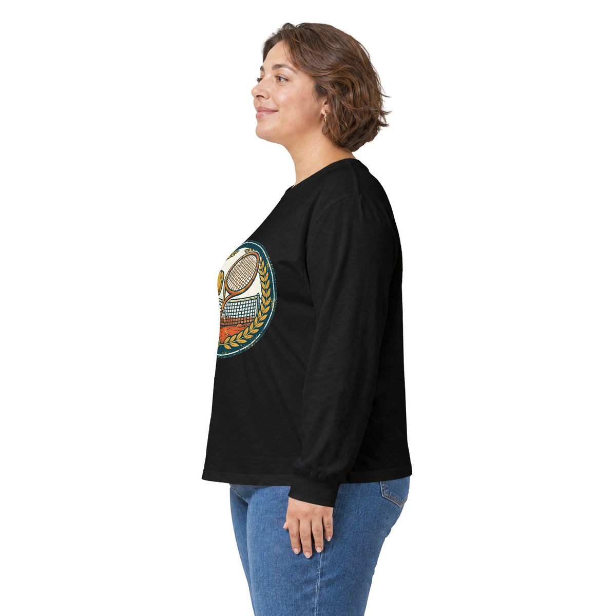 Court Classic Long Sleeve — Vintage Tennis Badge